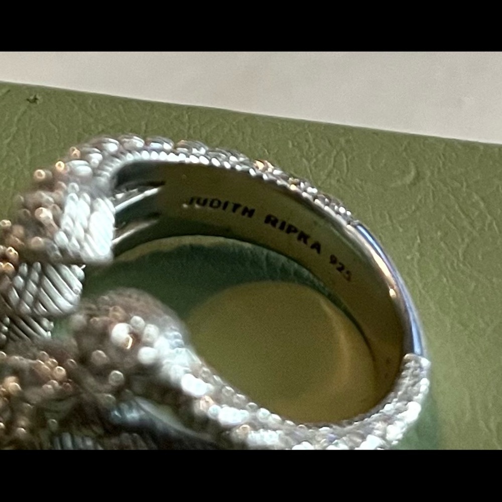 Judith Ripka Triple Heart Split Cable Ring. Comes… - image 6